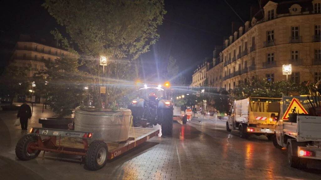 Dijon : la Rue de la Liberté se met au vert