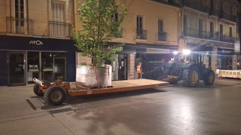 Dijon : la Rue de la Liberté se met au vert