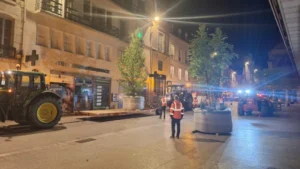 Dijon : la Rue de la Liberté se met au vert