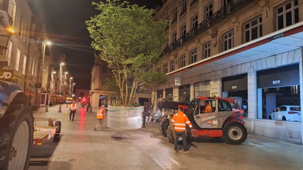 Dijon : la Rue de la Liberté se met au vert
