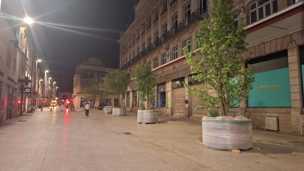 Dijon : la Rue de la Liberté se met au vert