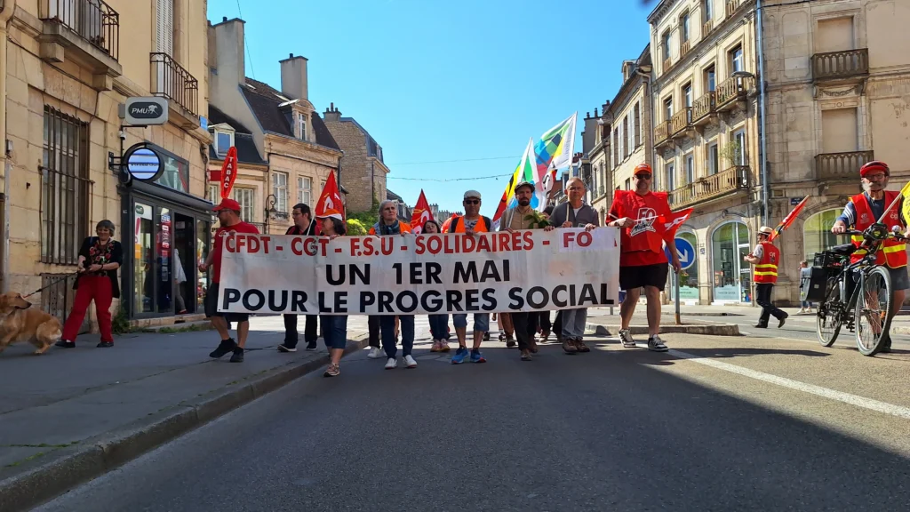 Mobilisation du 1er-Mai à Dijon : une unité syndicale élargie sur fond de tensions sociales