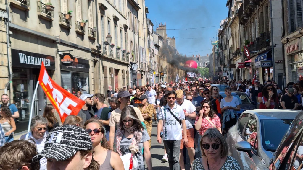 Thierry Coudert - En images : une mobilisation plus large que l’an passé dans les rues de Dijon