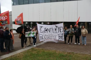 Collège des Lentillères à Dijon : les enseignants maintiennent la pression devant le rectorat pour obtenir des moyens supplémentaires