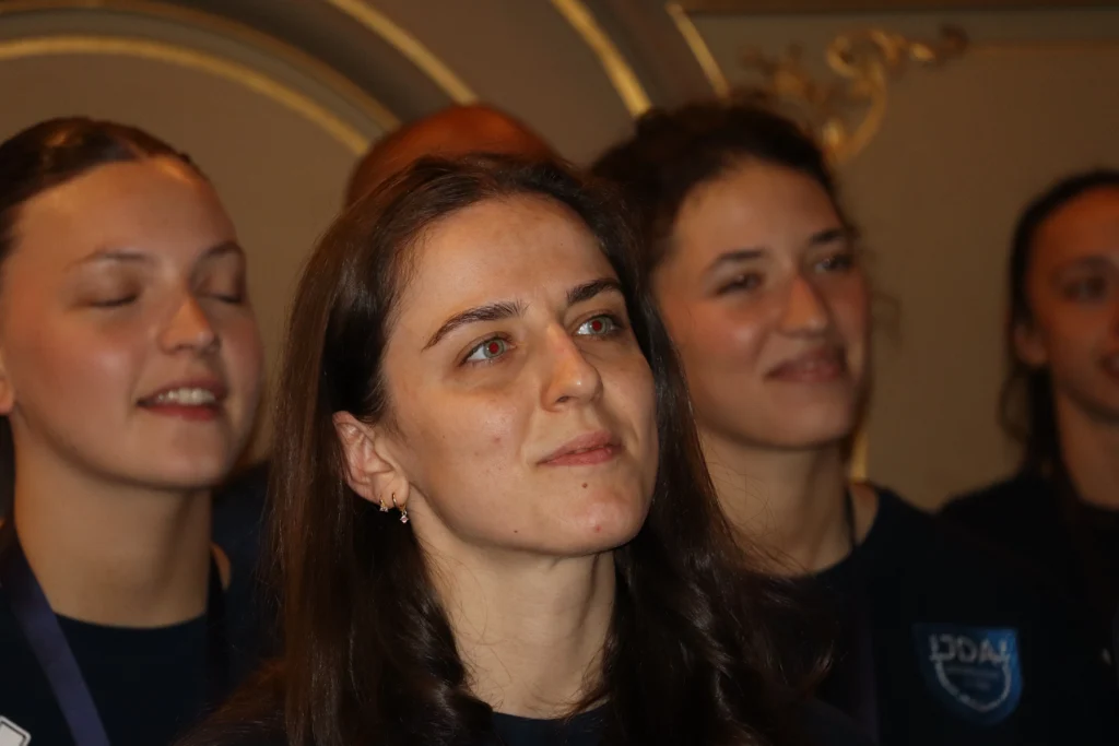 En images. Dijon célèbre les championnes d’Europe de la JDA Handball