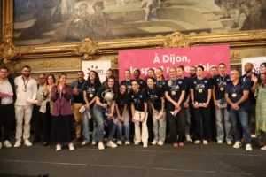 Dijon a célébré les championnes d’Europe de la JDA Handball au Palais des Ducs