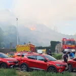 Un incendie de végétation mobilise 85 pompiers à Plombières-lès-Dijon