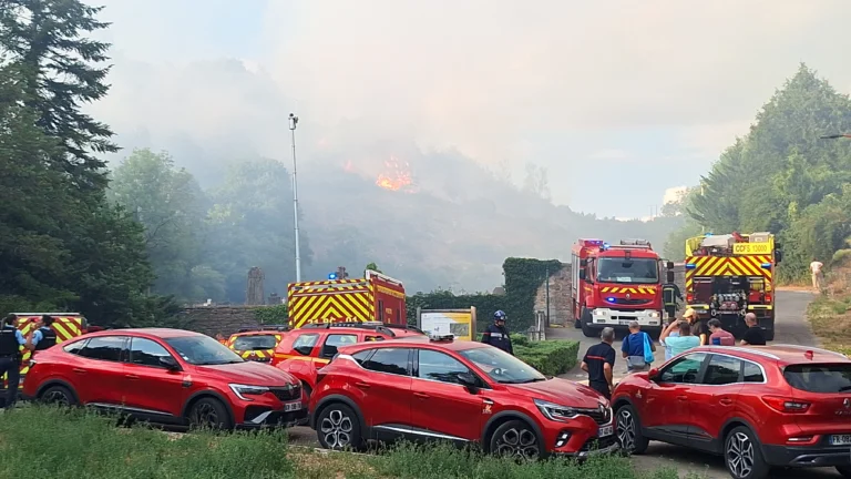 Un incendie de végétation mobilise 85 pompiers à Plombières-lès-Dijon